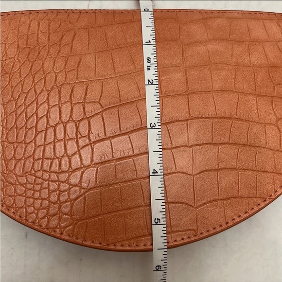 A New Day Half Circle Crocodile Wristlet - Clutch - Picture 5 of 6